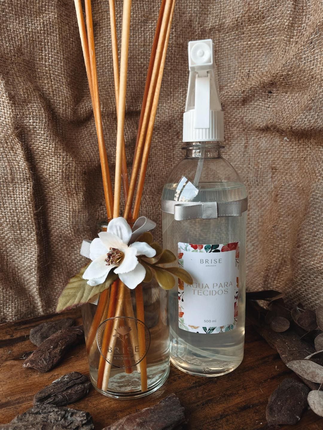 Kit Água para Tecidos e Aromatizador Tradicional | Brise Aromas