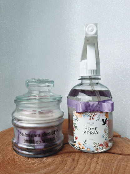 Kit Home Spray e Vela 150 g Presenteável | Brise Aromas