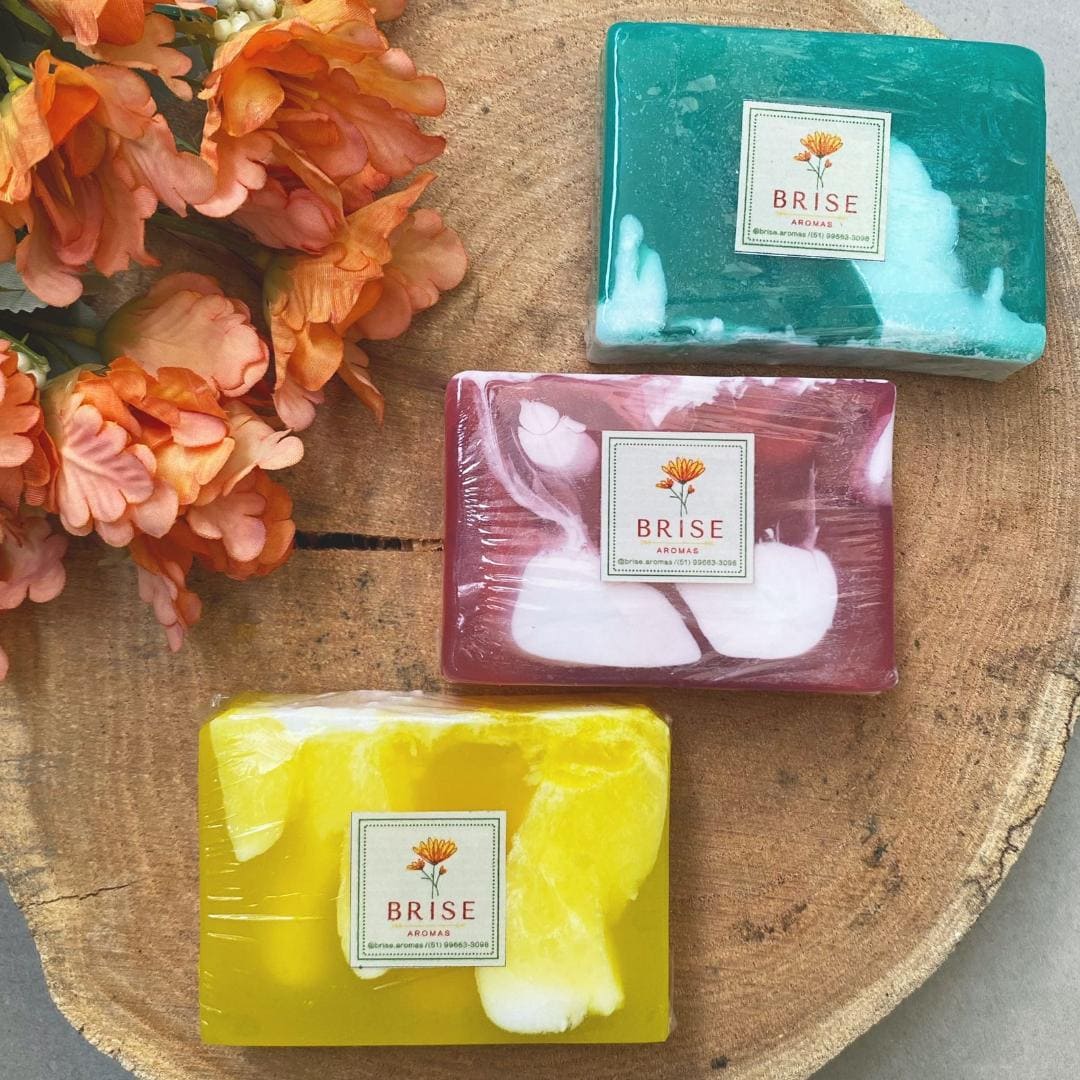 Sabonete em Barra Sais Minerais e Extratos | Brise Aromas