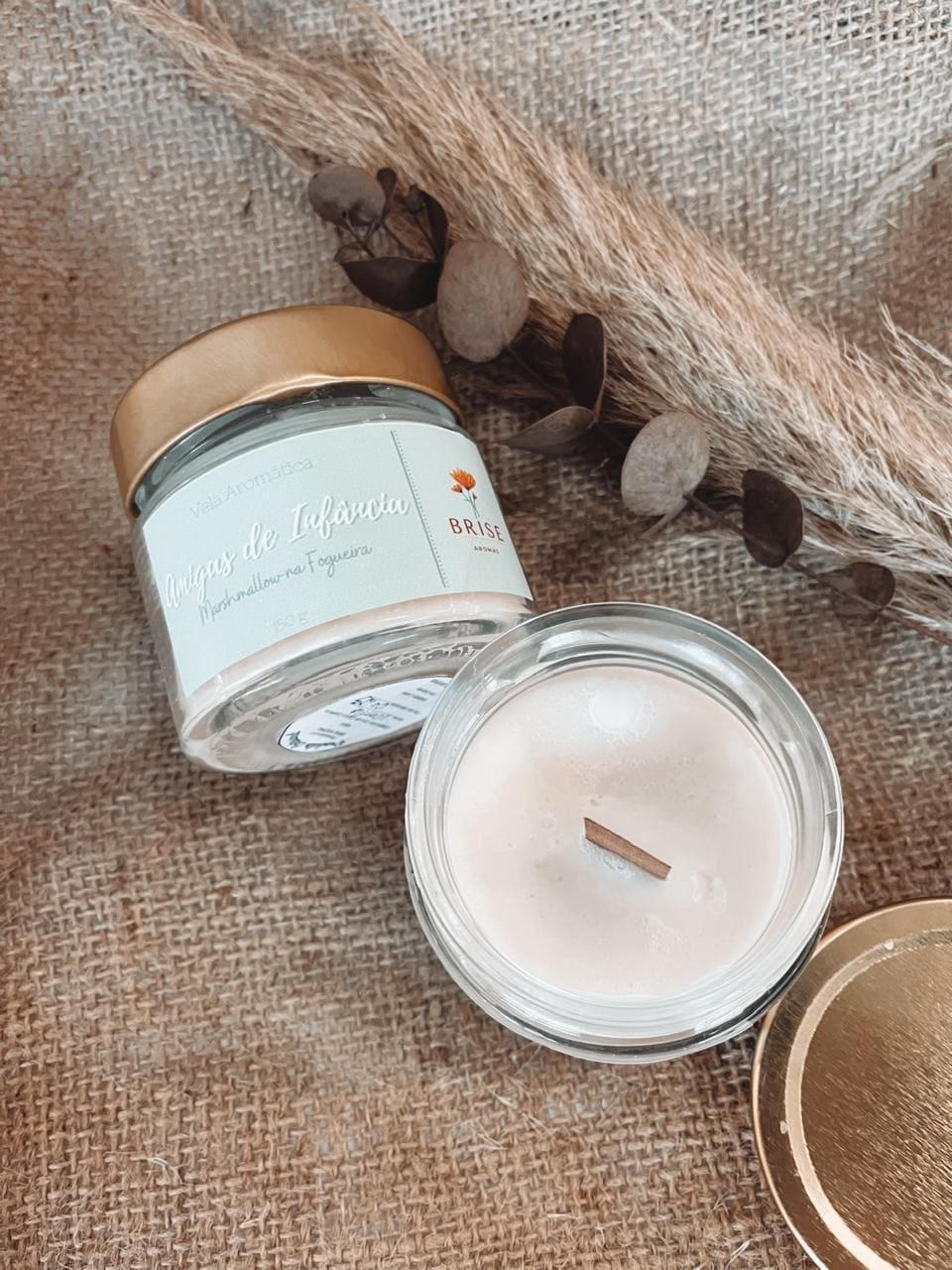 Vela Aromática Vidro/Lata 150g | Brise Aromas